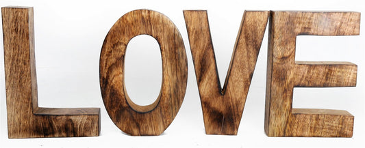 LOVE Wooden Letters Sign