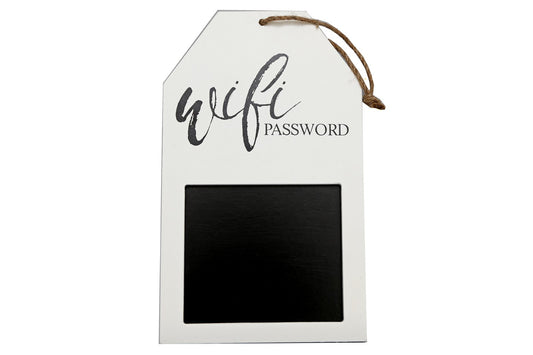 Hanging Wi-Fi Password Plaque 25cm